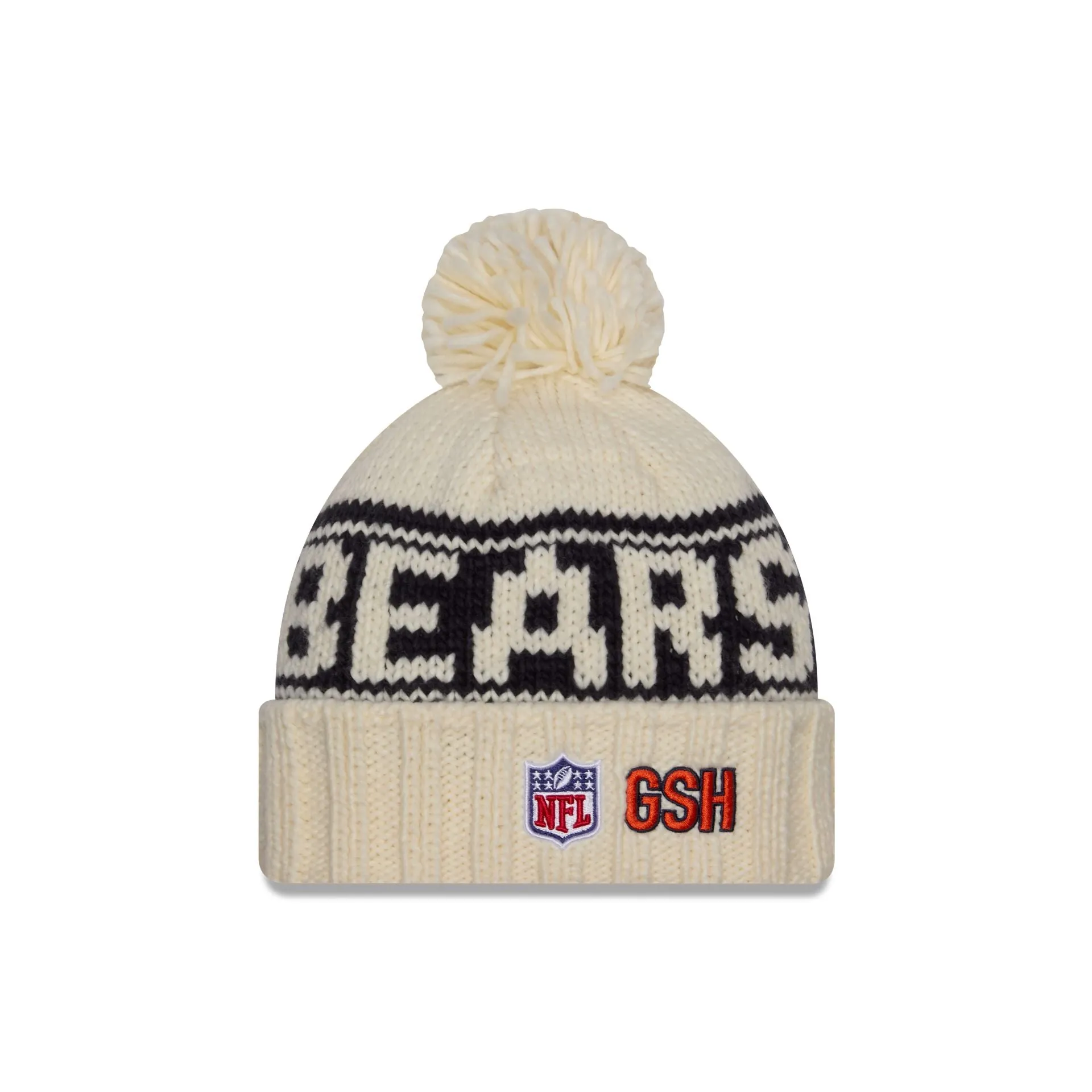 Chicago Bears 2024 Cold Weather Chrome Pom Knit Hat sold by New Era product image thumbnail 2