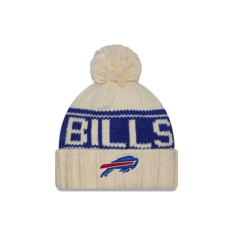 Buffalo Bills 2024 Cold Weather Chrome Pom Knit Hat sold by New Era