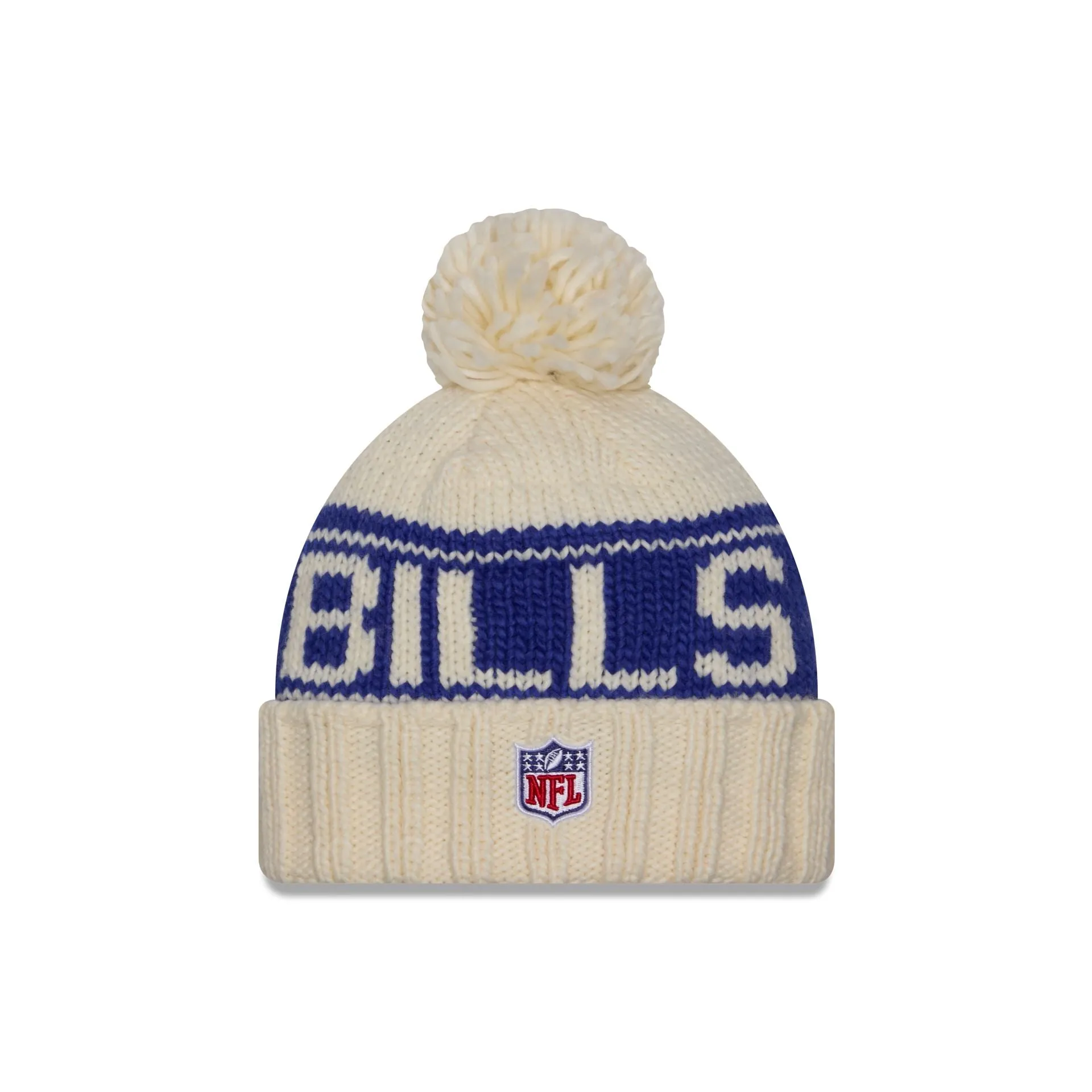 Buffalo Bills 2024 Cold Weather Chrome Pom Knit Hat sold by New Era product image thumbnail 2