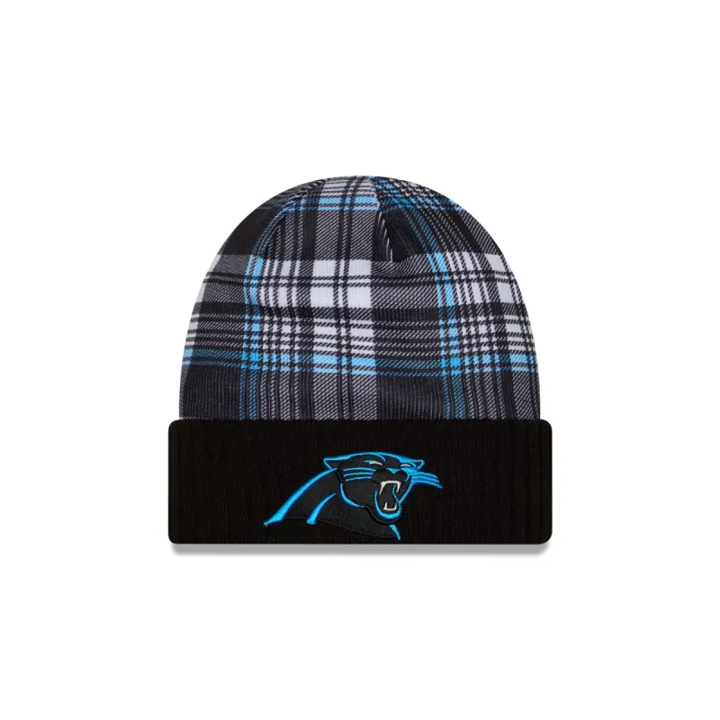 Carolina Panthers 2024 Cold Weather Statement Knit Beanie sold by New Era