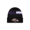 Baltimore Ravens 2024 Cold Weather Tech Knit Beanie sold by New Era