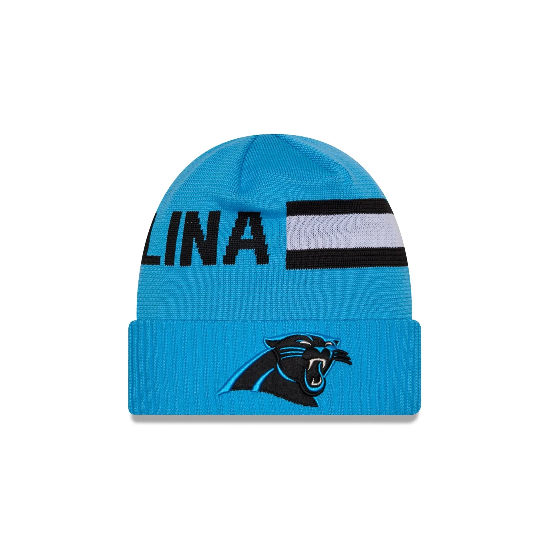 Carolina Panthers 2024 Cold Weather Tech Knit Beanie sold by New Era