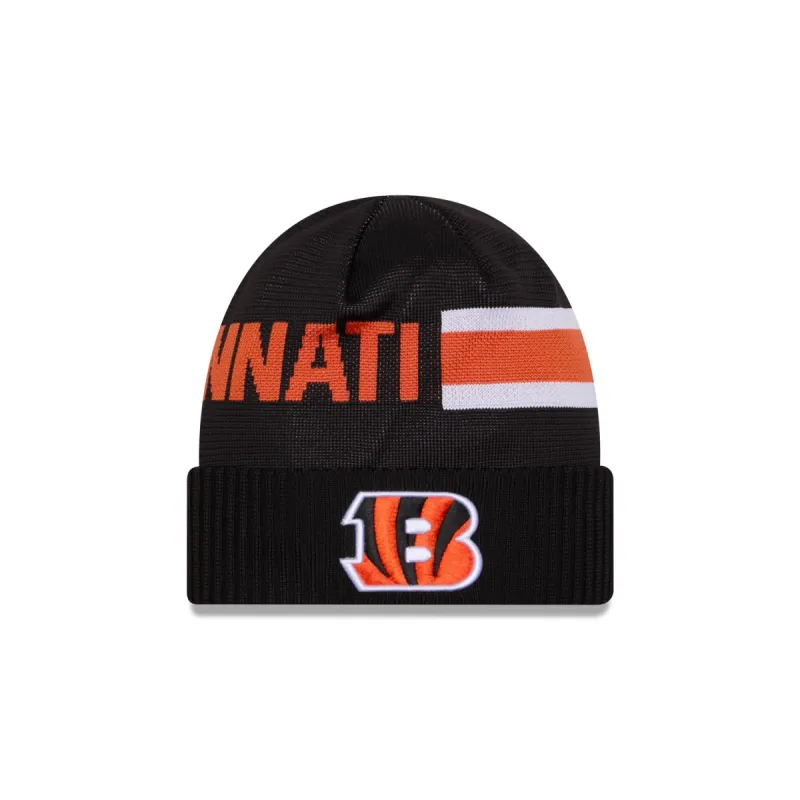 Cincinnati Bengals 2024 Cold Weather Tech Knit Beanie sold by New Era
