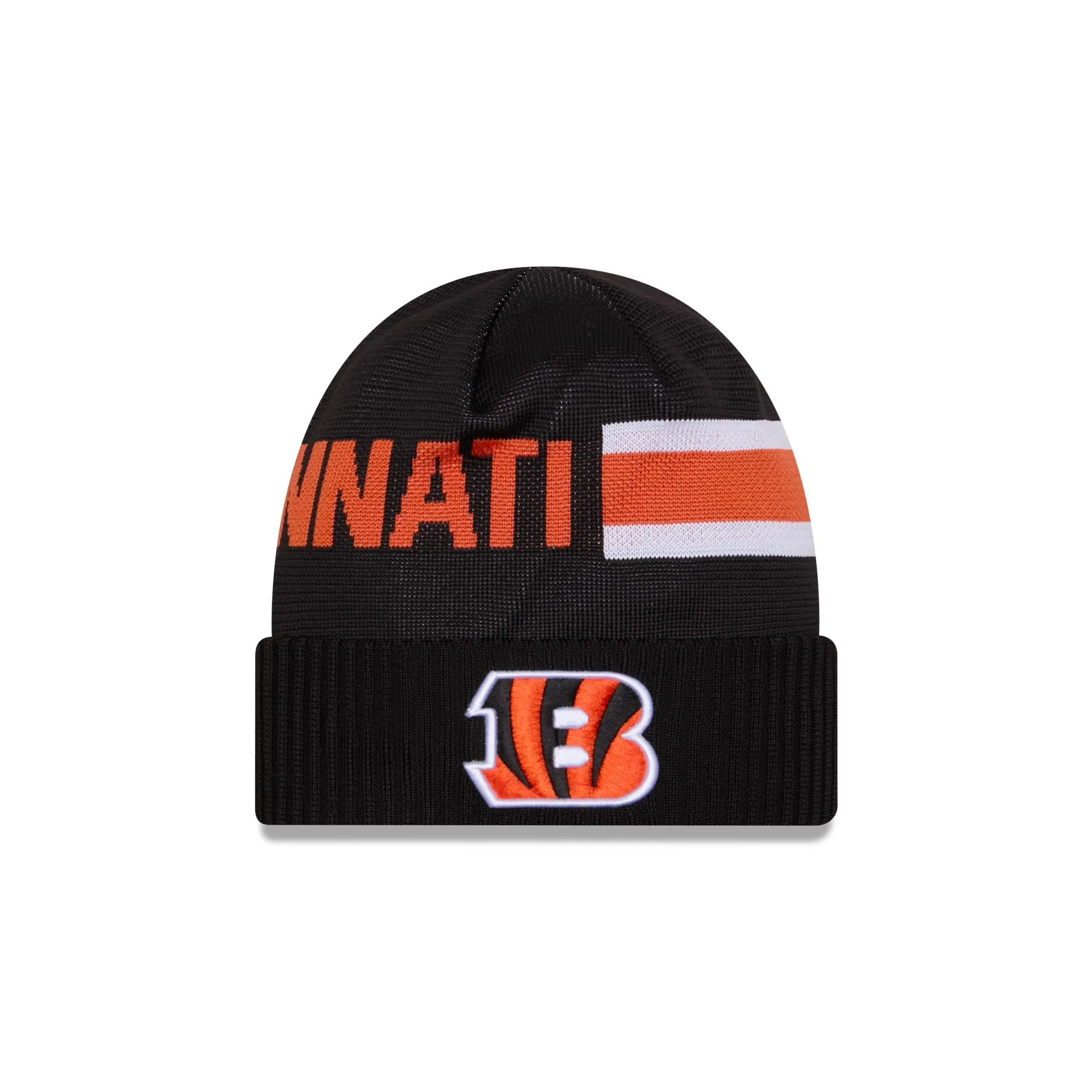 Cincinnati Bengals 2024 Cold Weather Tech Knit Beanie sold by New Era