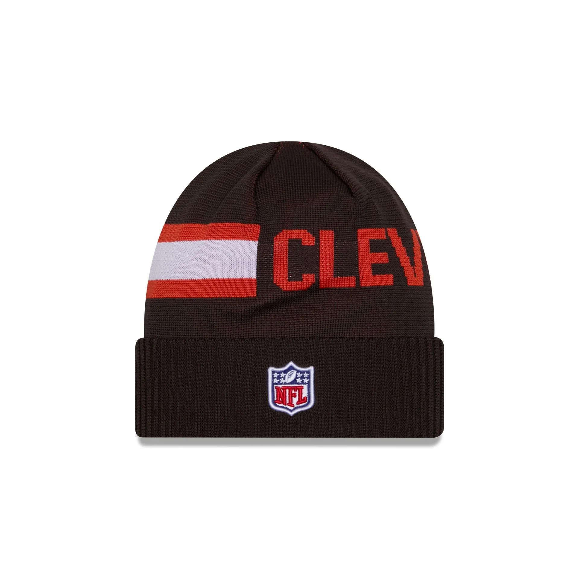 Cleveland Browns 2024 Cold Weather Tech Knit Beanie sold by New Era product image thumbnail 2