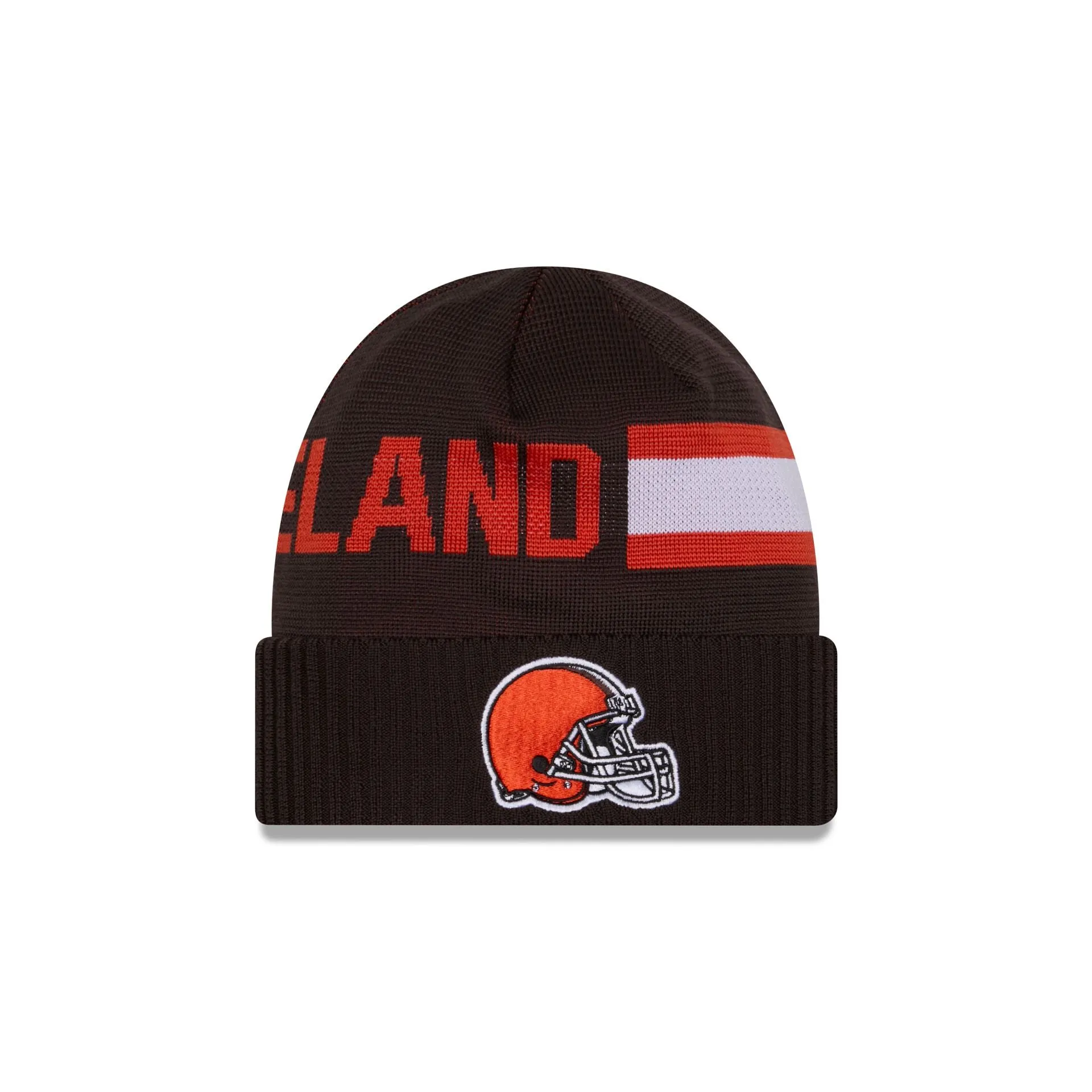 Cleveland Browns 2024 Cold Weather Tech Knit Beanie sold by New Era