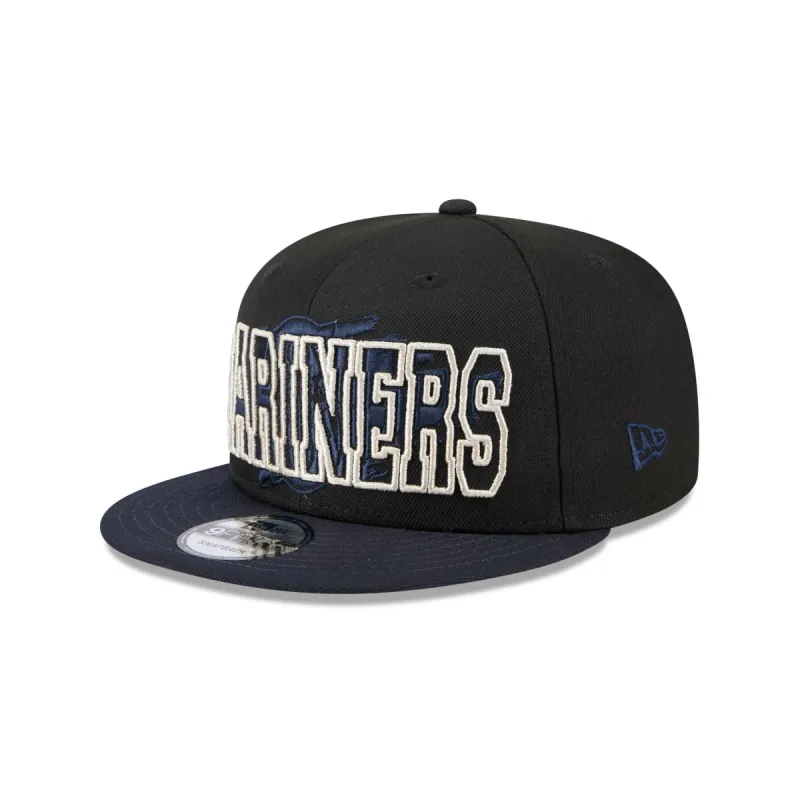 Seattle Mariners Splatter 9FIFTY Snapback Hat sold by New Era