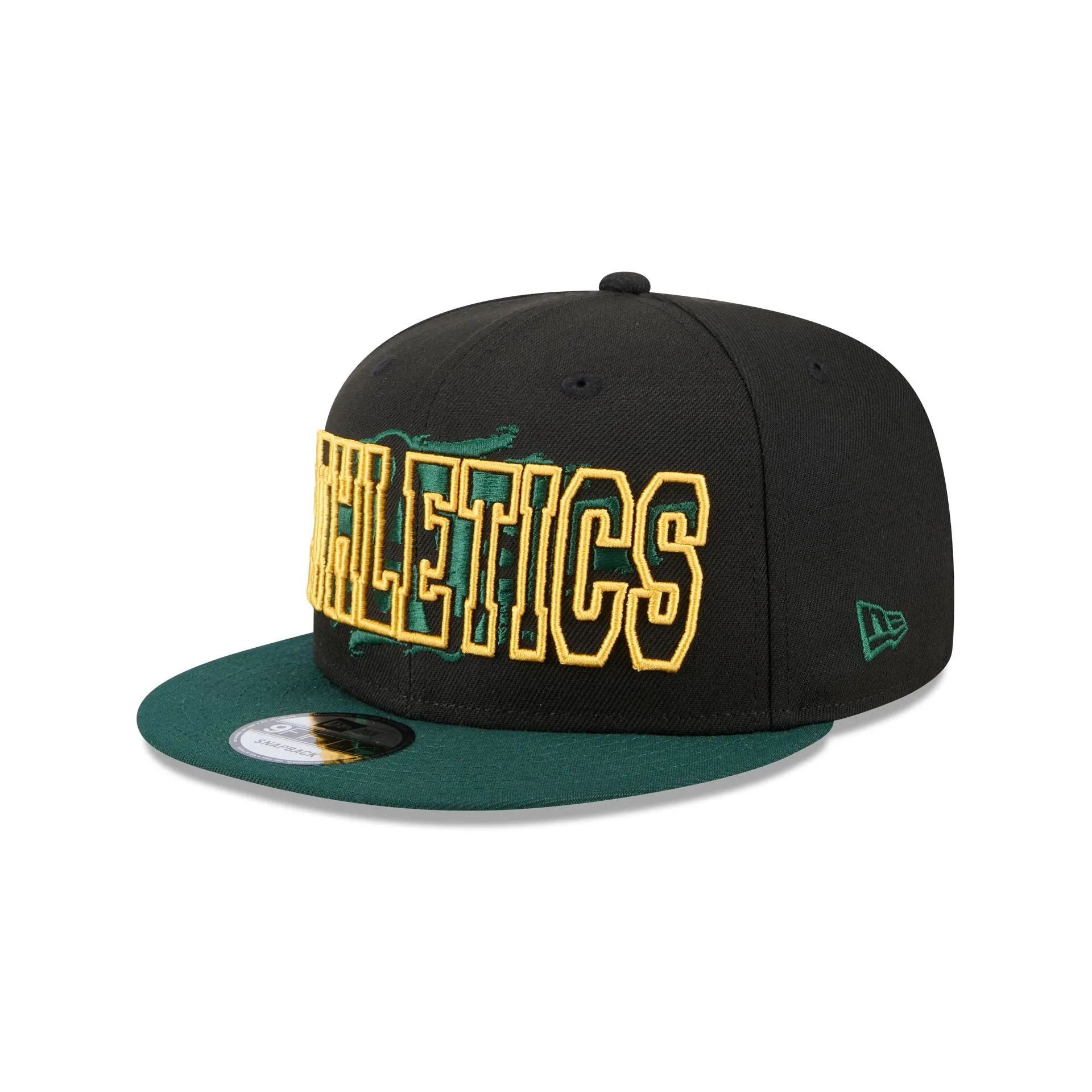 Oakland Athletics Splatter 9FIFTY Snapback Hat sold by New Era