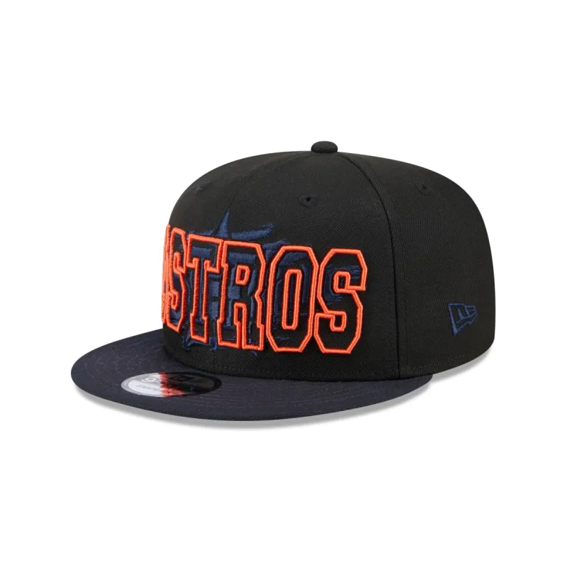 Houston Astros Splatter 9FIFTY Snapback Hat sold by New Era