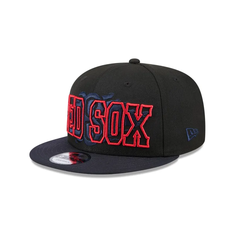 Boston Red Sox Splatter 9FIFTY Snapback Hat sold by New Era