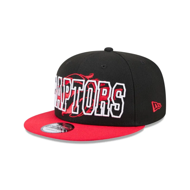 Toronto Raptors Splatter 9FIFTY Snapback Hat sold by New Era