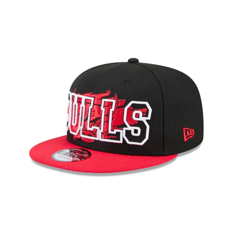 Chicago Bulls Splatter 9FIFTY Snapback Hat sold by New Era