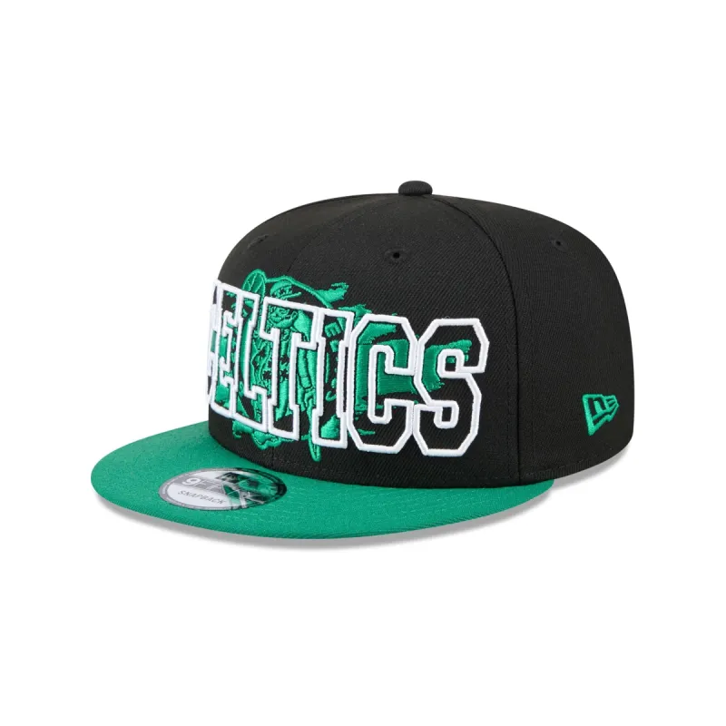 Boston Celtics Splatter 9FIFTY Snapback Hat sold by New Era