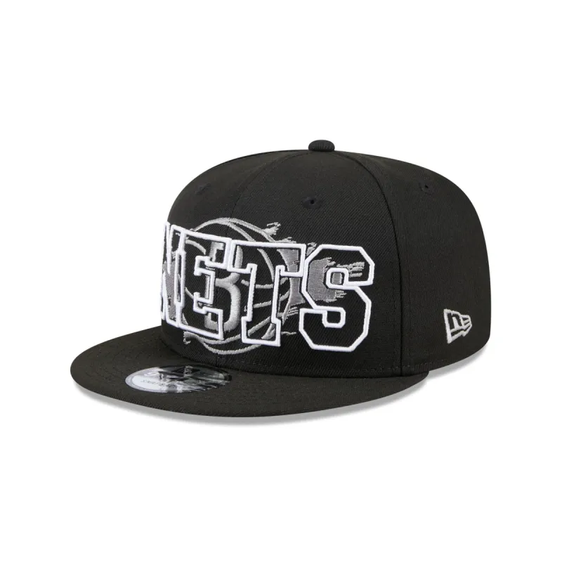 Brooklyn Nets Splatter 9FIFTY Snapback Hat sold by New Era