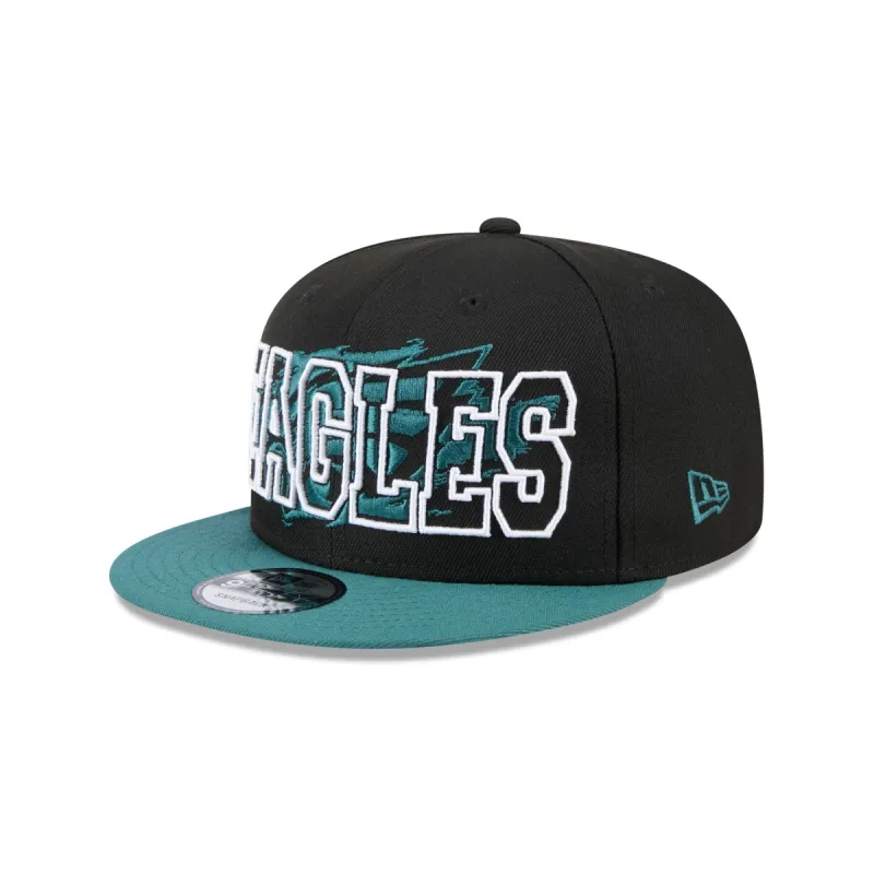 Philadelphia Eagles Splatter 9FIFTY Snapback Hat sold by New Era