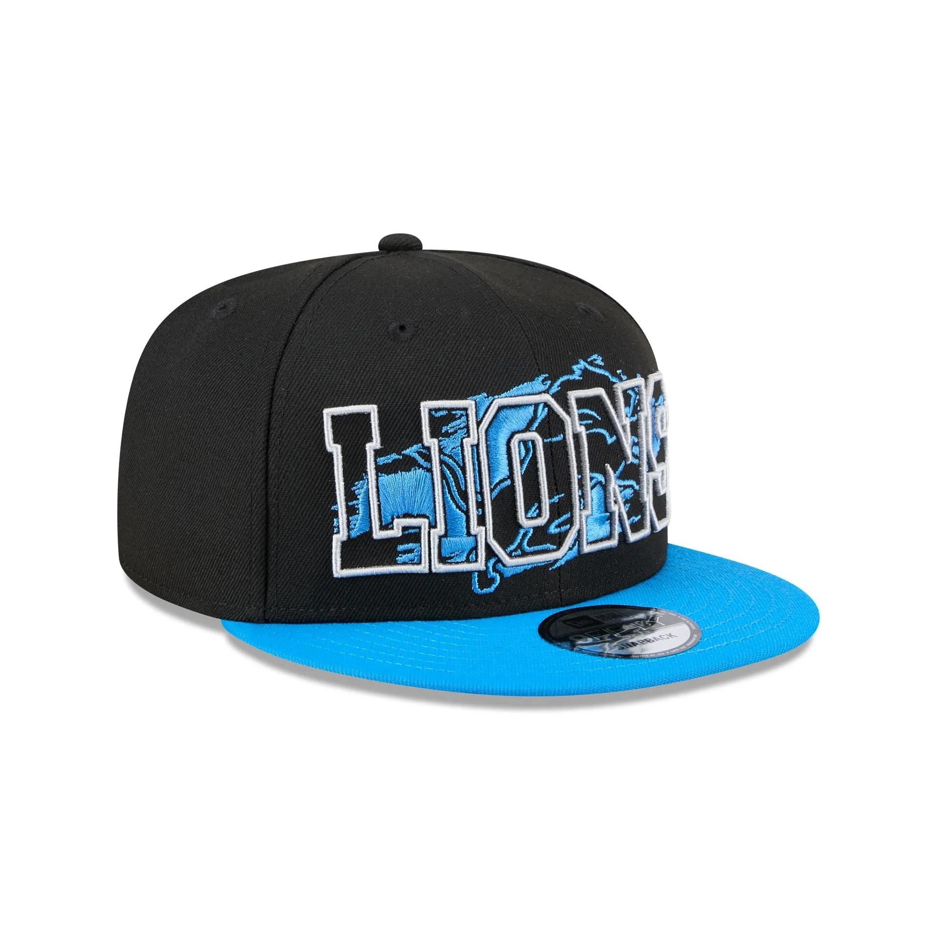Detroit Lions Splatter 9FIFTY Snapback Hat sold by New Era product image thumbnail 3
