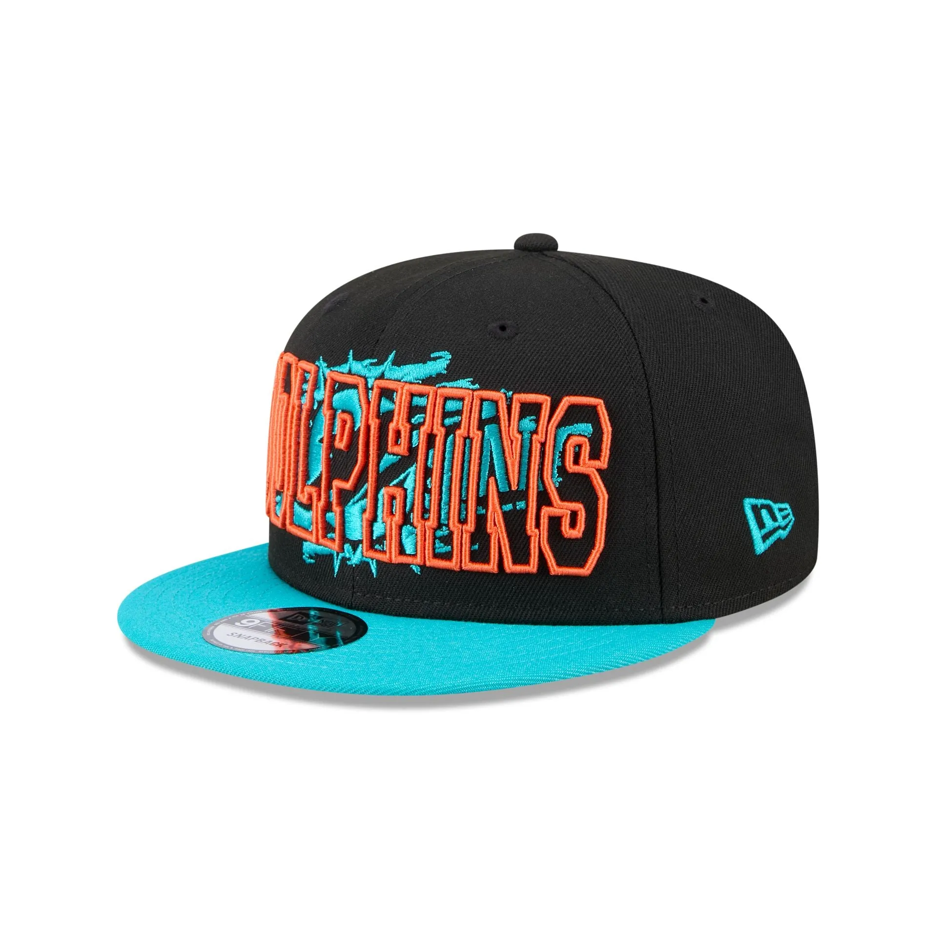 Miami Dolphins Splatter 9FIFTY Snapback Hat sold by New Era