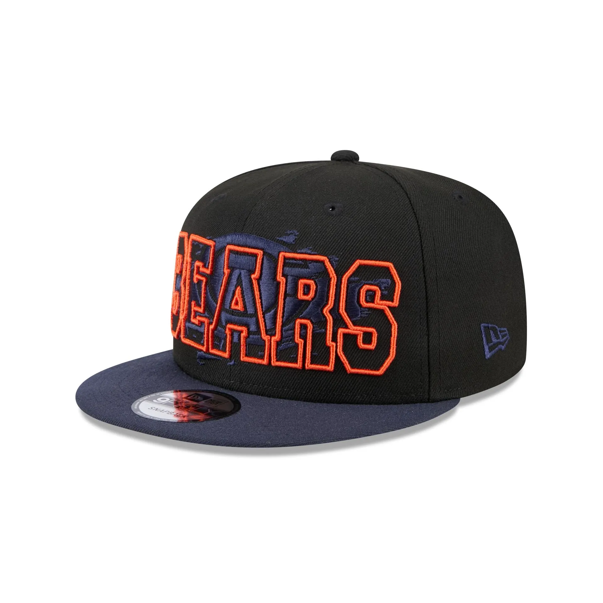 Chicago Bears Splatter 9FIFTY Snapback Hat sold by New Era