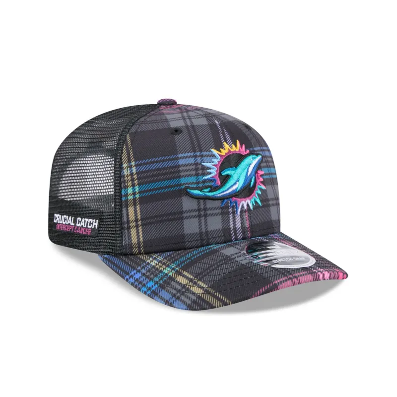 Miami Dolphins 2024 Crucial Catch 9SEVENTY Trucker Hat sold by New Era