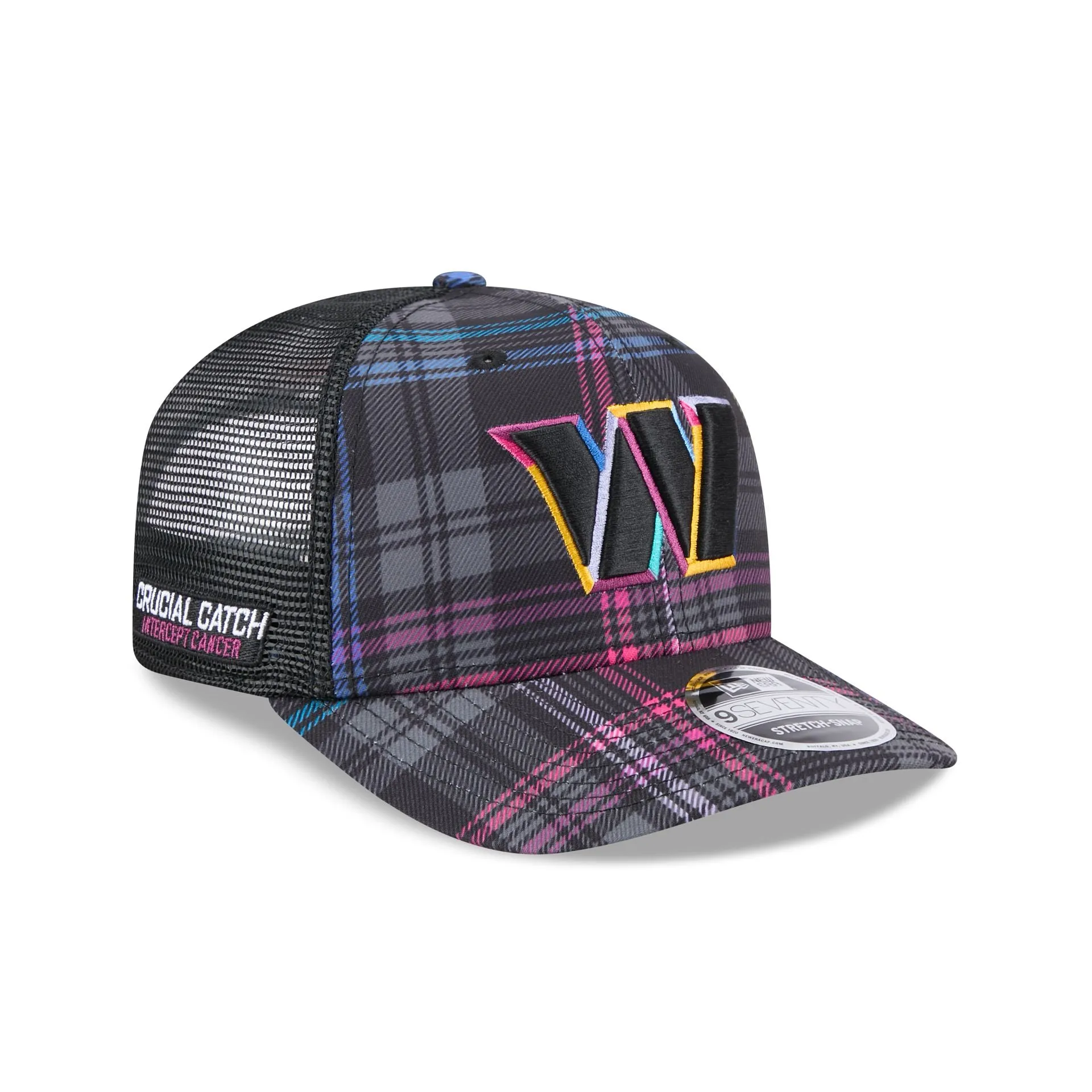 Washington Commanders 2024 Crucial Catch 9SEVENTY Trucker Hat sold by New Era
