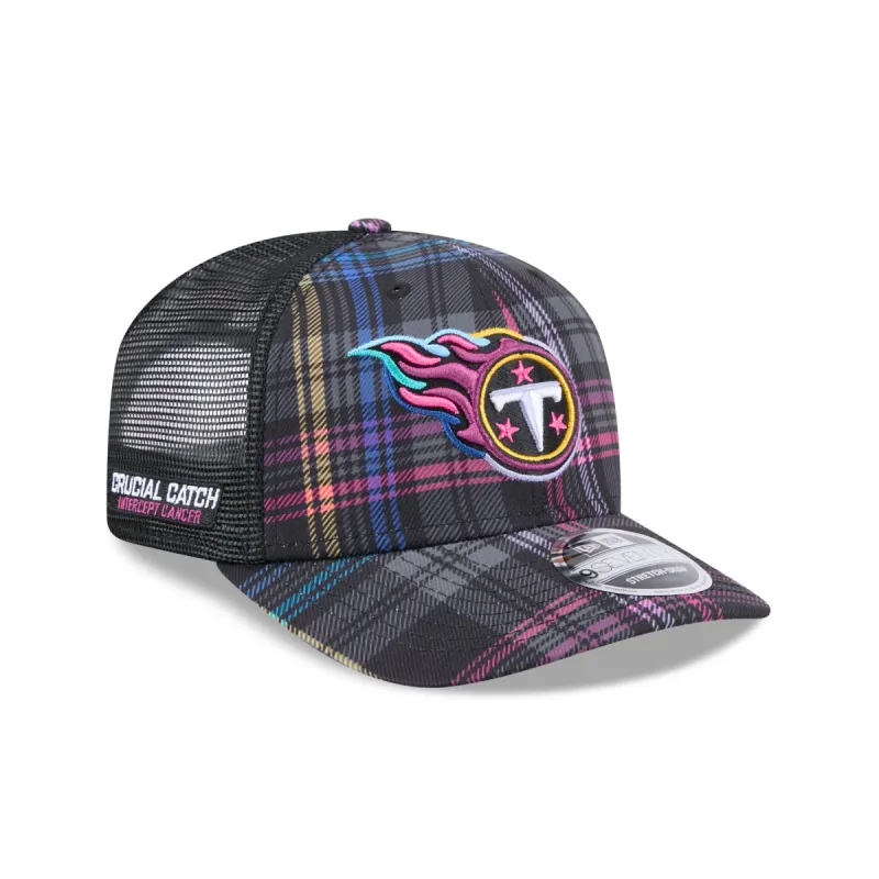Tennessee Titans 2024 Crucial Catch 9SEVENTY Trucker Hat sold by New Era