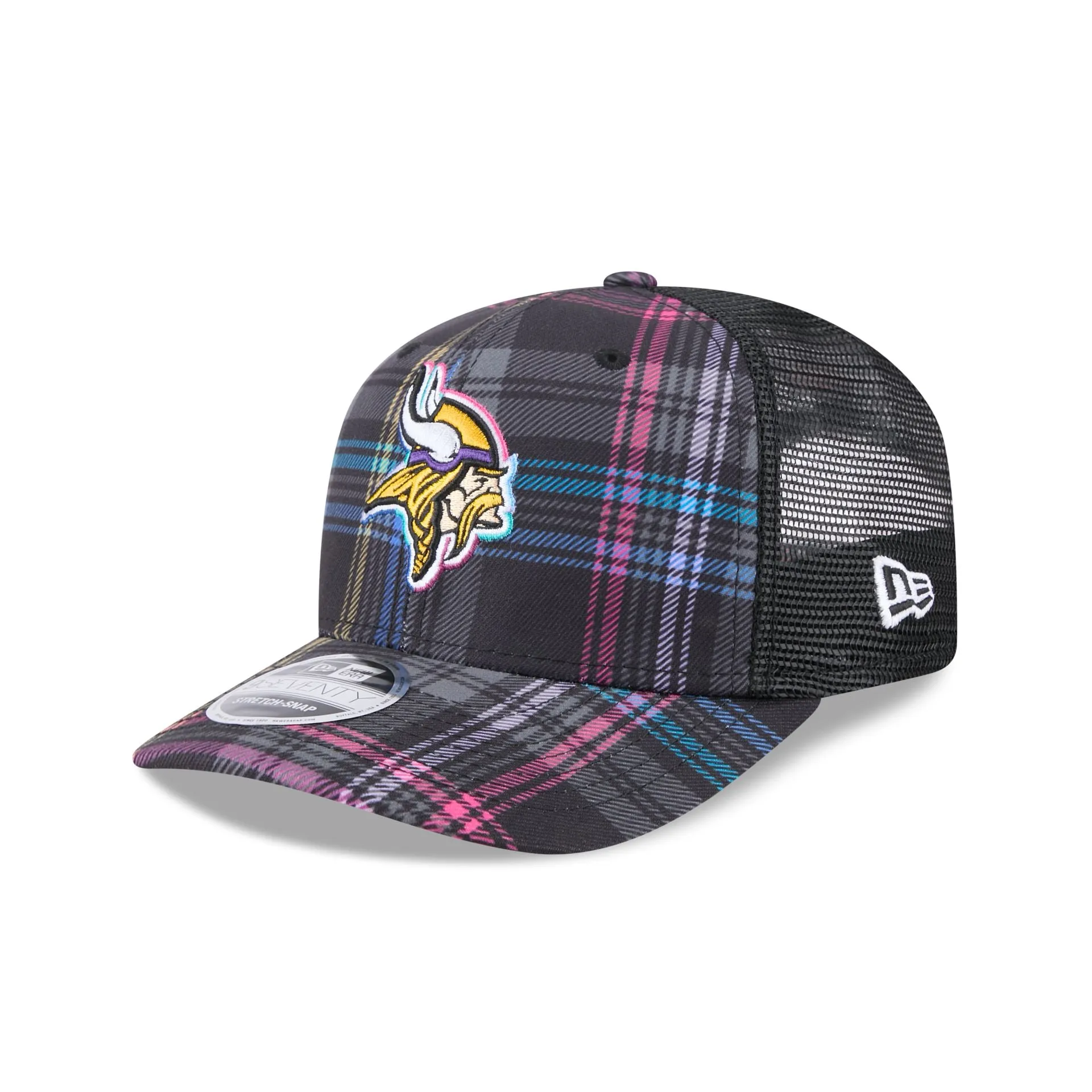 Minnesota Vikings 2024 Crucial Catch 9SEVENTY Trucker Hat sold by New Era product image thumbnail 3