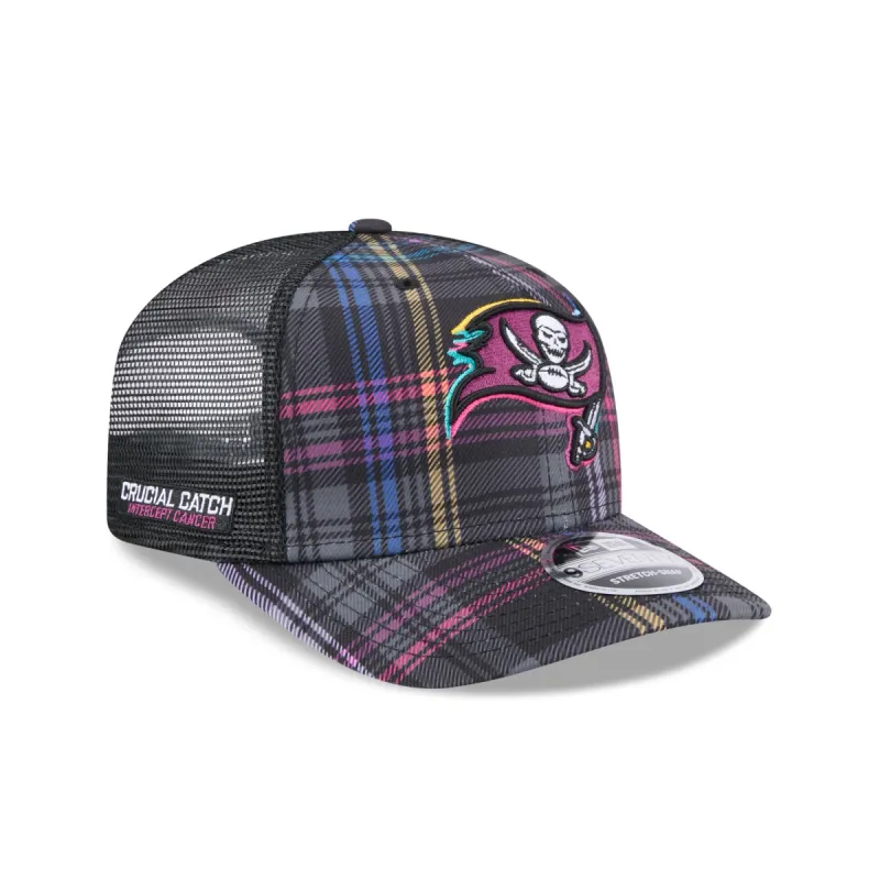 Tampa Bay Buccaneers 2024 Crucial Catch 9SEVENTY Trucker Hat sold by New Era
