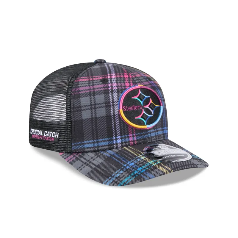 Pittsburgh Steelers 2024 Crucial Catch 9SEVENTY Trucker Hat sold by New Era