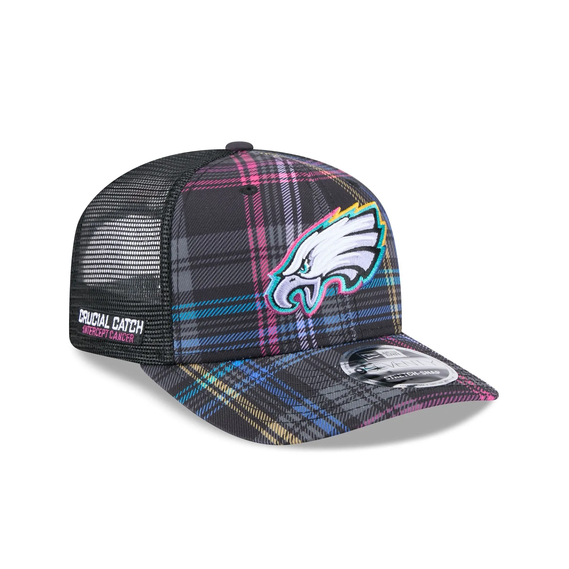 Philadelphia Eagles 2024 Crucial Catch 9SEVENTY Trucker Hat sold by New Era