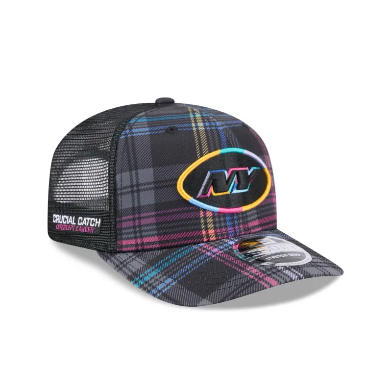 New York Jets 2024 Crucial Catch 9SEVENTY Trucker Hat sold by New Era