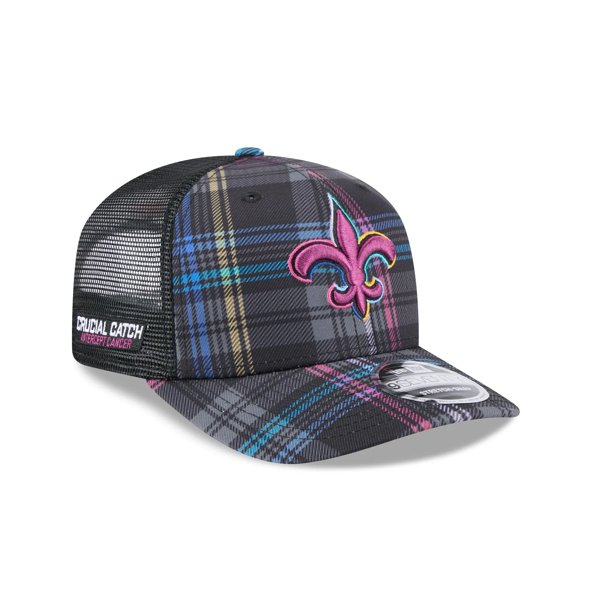 New Orleans Saints 2024 Crucial Catch 9SEVENTY Trucker Hat sold by New Era