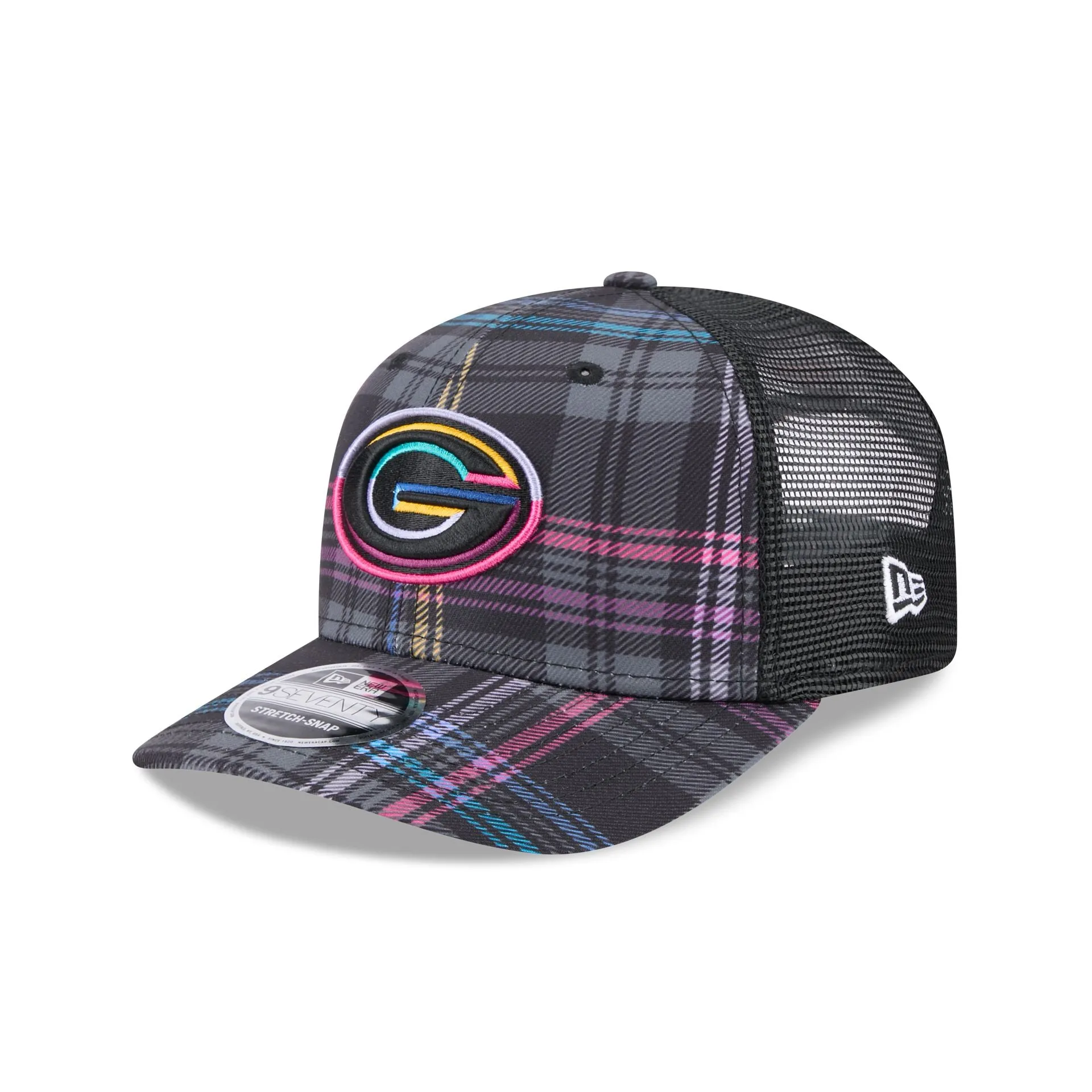 Green Bay Packers 2024 Crucial Catch 9SEVENTY Trucker Hat sold by New Era product image thumbnail 3