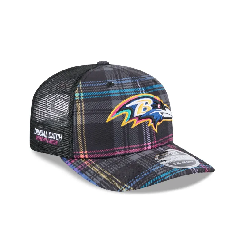 Baltimore Ravens 2024 Crucial Catch 9SEVENTY Trucker Hat sold by New Era