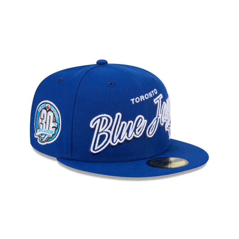 Toronto Blue Jays Script Sided 59FIFTY Fitted Hat sold by New Era