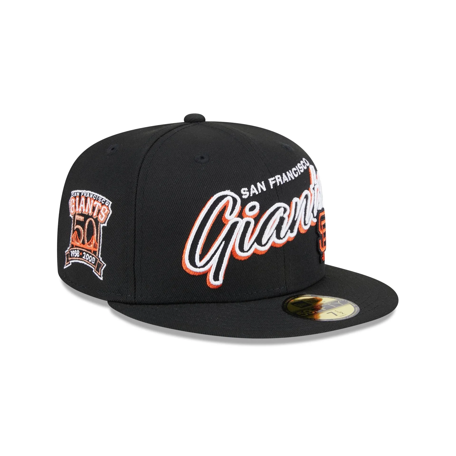 San Francisco Giants Script Sided 59FIFTY Fitted Hat sold by New Era