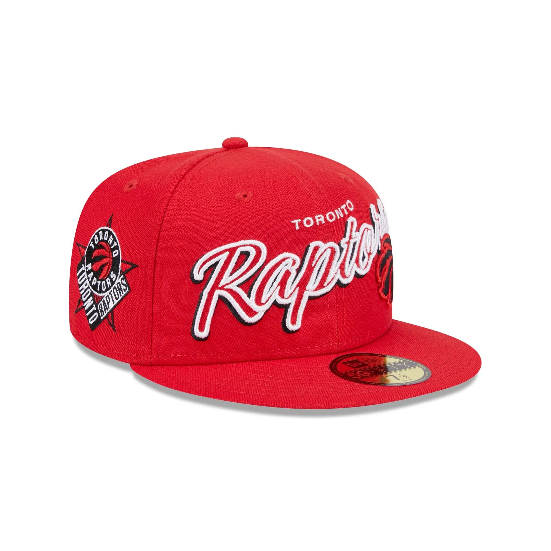 Toronto Raptors Script Sided 59FIFTY Fitted Hat sold by New Era