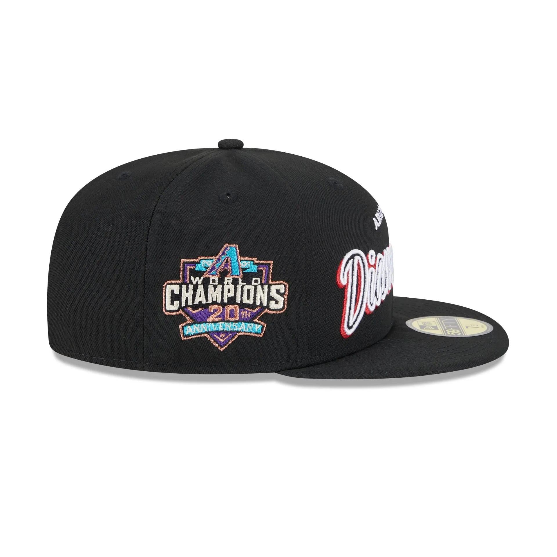 Arizona Diamondbacks Script Sided 59FIFTY Fitted Hat sold by New Era product image thumbnail 4