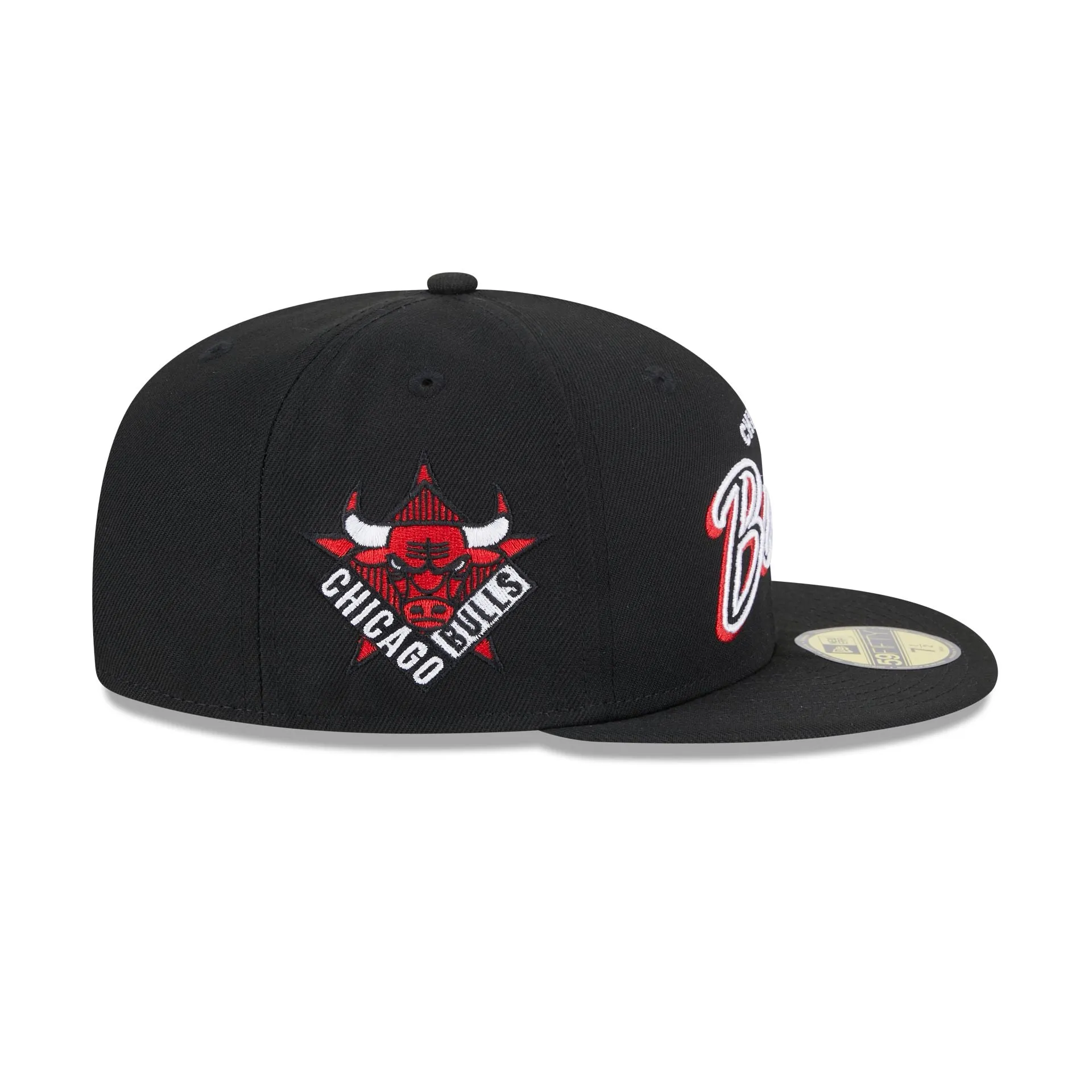 Chicago Bulls Script Sided 59FIFTY Fitted Hat sold by New Era product image thumbnail 4