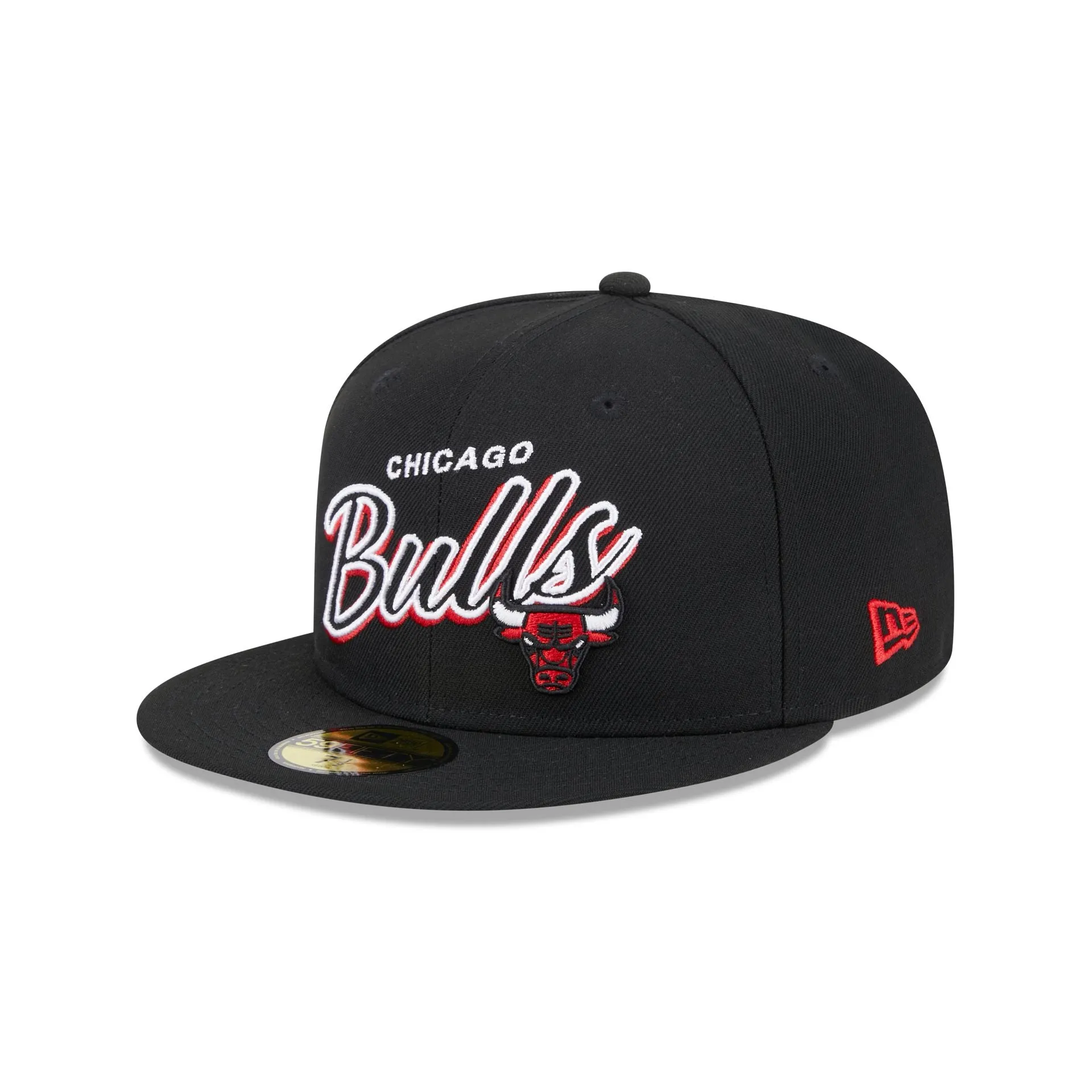 Chicago Bulls Script Sided 59FIFTY Fitted Hat sold by New Era product image thumbnail 3