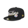 Pittsburgh Steelers Script Sided 59FIFTY Fitted Hat sold by New Era