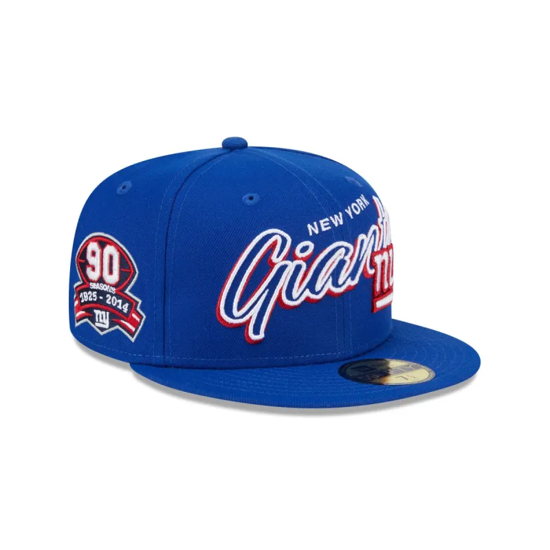 New York Giants Script Sided 59FIFTY Fitted Hat sold by New Era