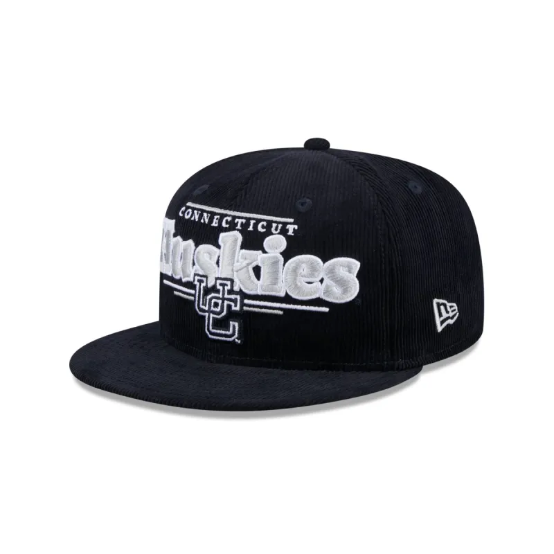 Connecticut Huskies College Vault Throwback Display 9FIFTY Snapback Hat sold by New Era