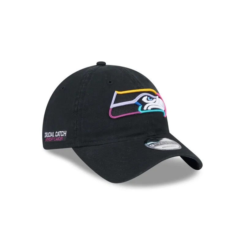 Seattle Seahawks 2024 Crucial Catch 9TWENTY Adjustable Hat made by New Era