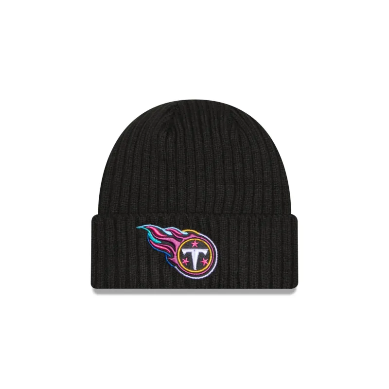 Tennessee Titans 2024 Crucial Catch Tech Knit Hat sold by New Era