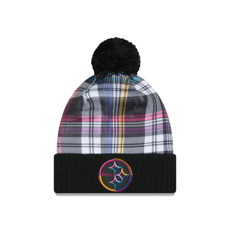 Pittsburgh Steelers 2024 Crucial Catch Sport Pom Knit Hat sold by New Era