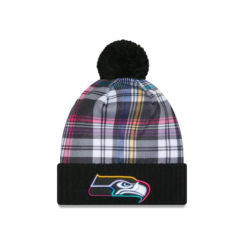 Seattle Seahawks 2024 Crucial Catch Sport Pom Knit Hat sold by New Era