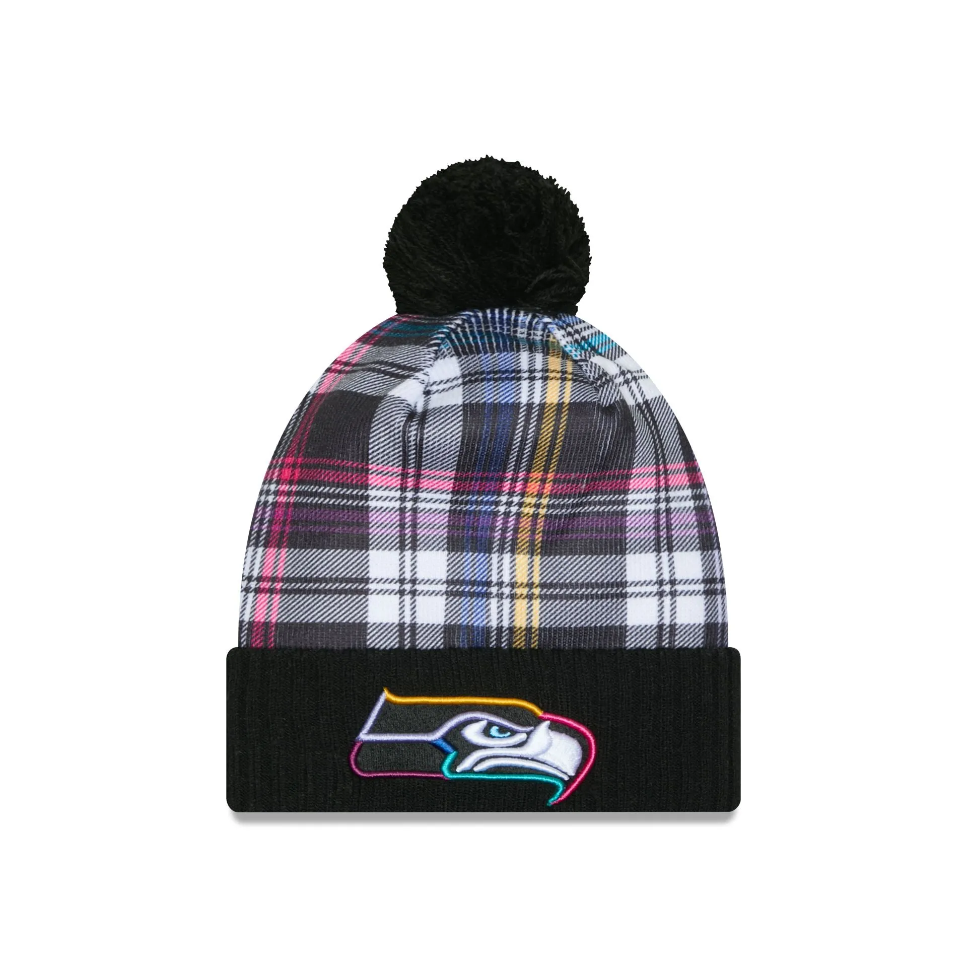 Seattle Seahawks 2024 Crucial Catch Sport Pom Knit Hat sold by New Era