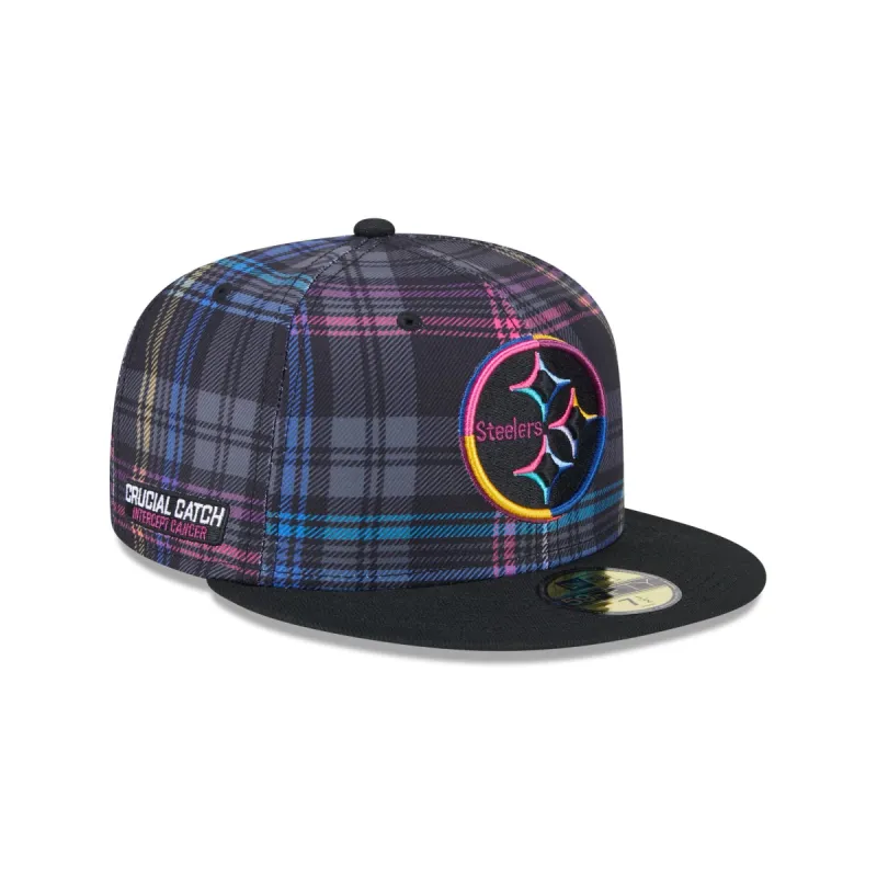Pittsburgh Steelers 2024 Crucial Catch 59FIFTY Fitted Hat sold by New Era