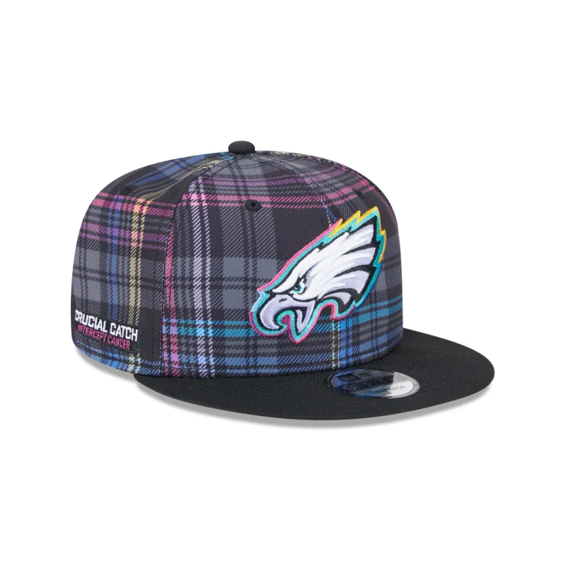 Philadelphia Eagles 2024 Crucial Catch 9FIFTY Snapback Hat sold by New Era