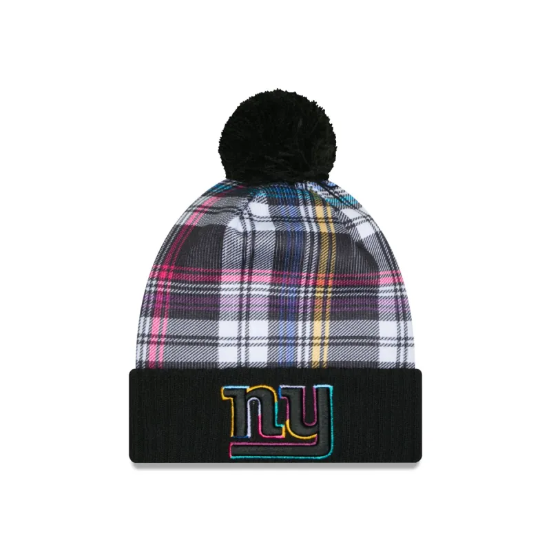 New York Giants 2024 Crucial Catch Sport Pom Knit Hat sold by New Era
